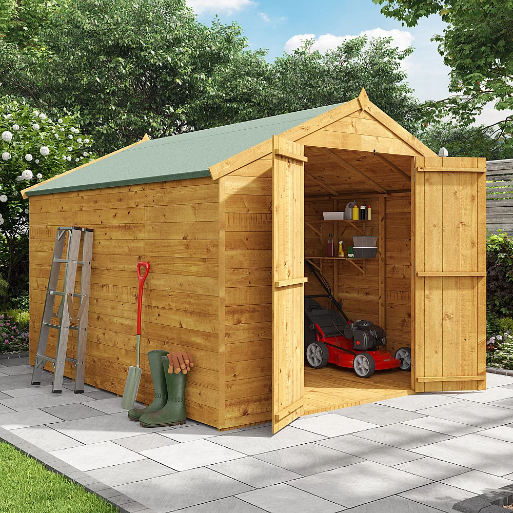 10 x 8 Shed BillyOh Master Tongue and Groove Wooden Shed 10x8 Garden Shed Windowless