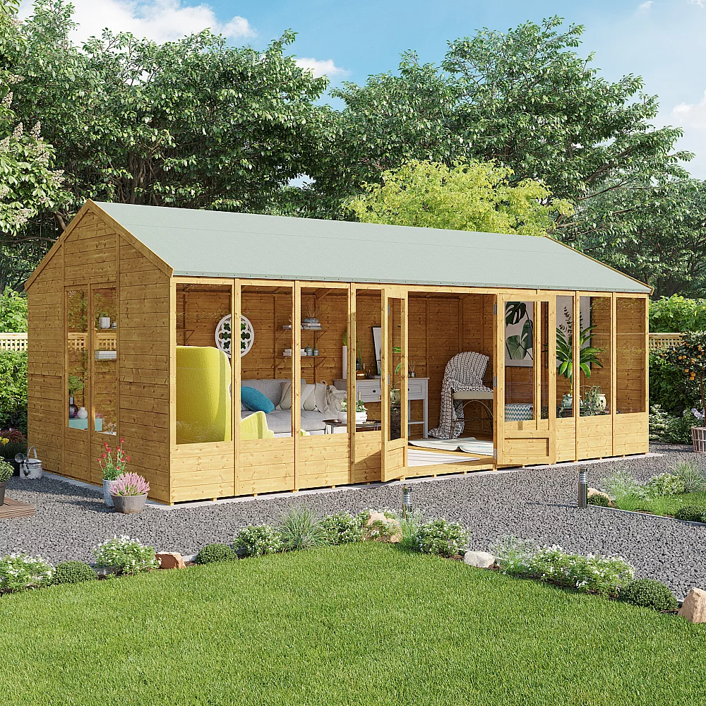 20x10 Petra Tongue and Groove Reverse Apex Summerhouse BillyOh