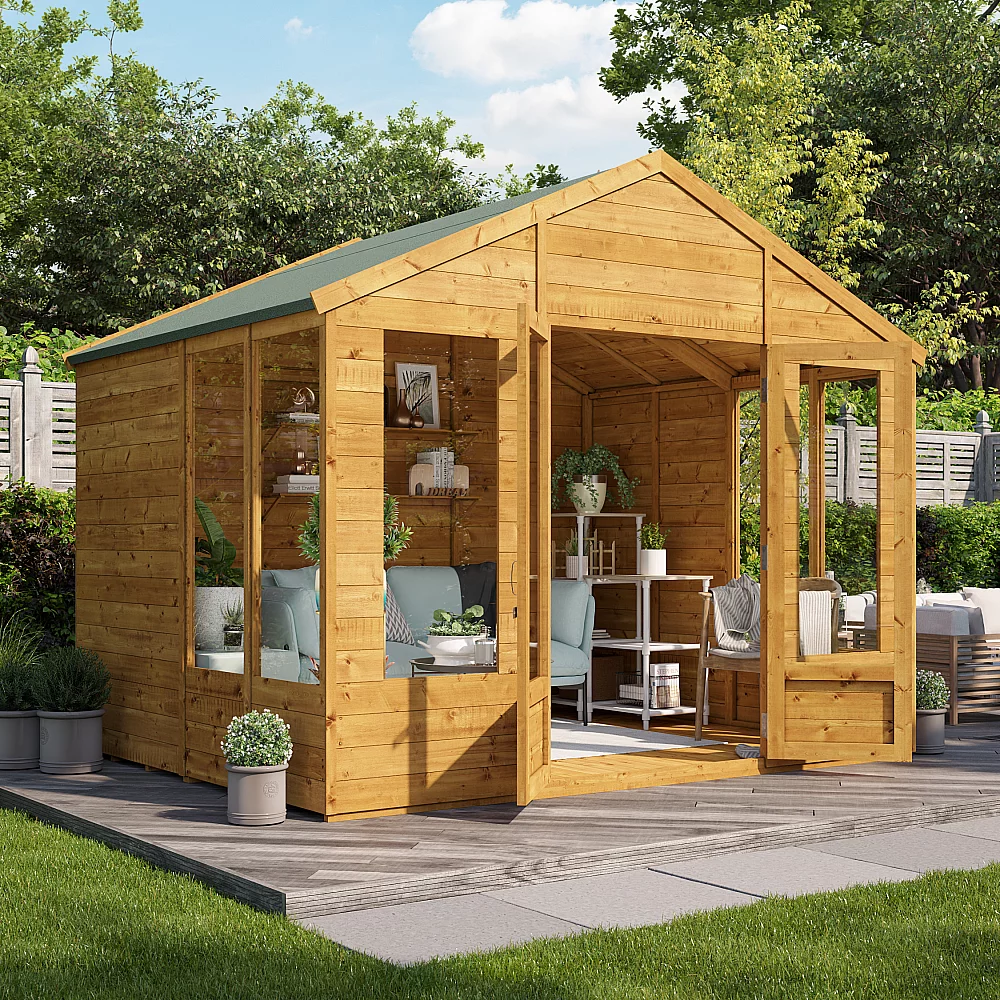 BillyOh Holly Tongue and Groove Apex Summerhouse 8x10 TandG Apex Summerhouse