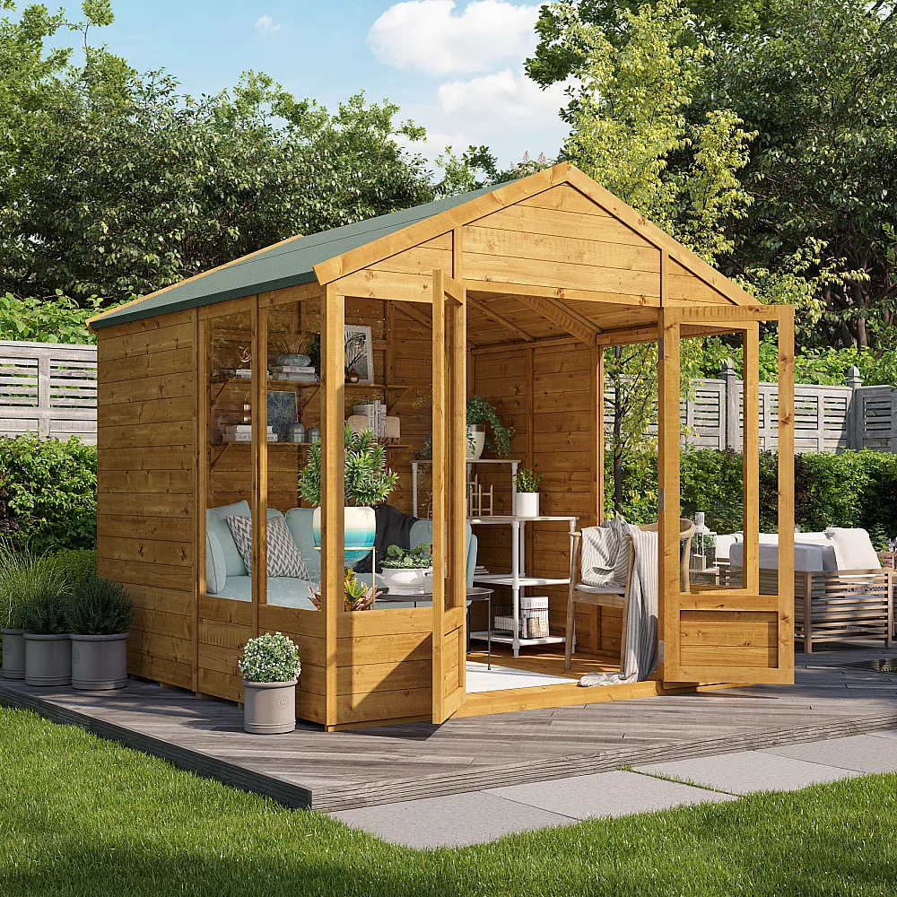 BillyOh Holly Tongue and Groove Apex Summerhouse PT8x8 TandG Apex Summerhouse