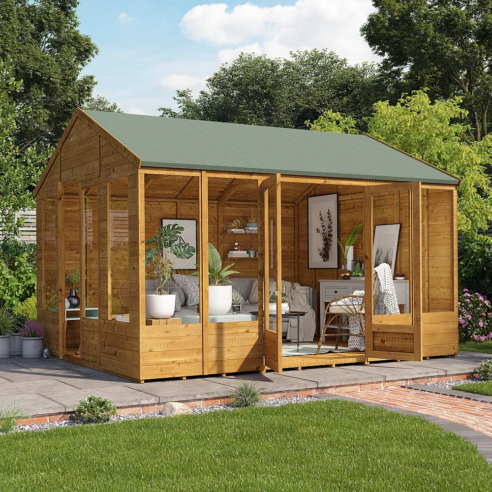 12x10 Tessa TandG Reverse Apex Summerhouse BillyOh