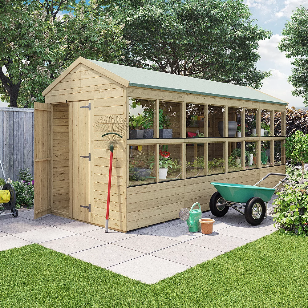 BillyOh Planthouse Tongue and Groove Apex Potting Shed 16x6