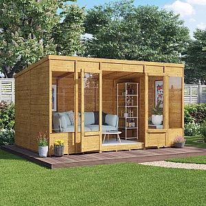 12x8 Bella TandG Pent Summerhouse BillyOh