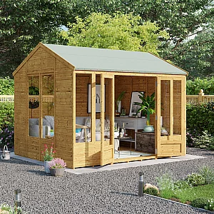 10x8 Petra Tongue and Groove Reverse Apex Summerhouse PT BillyOh