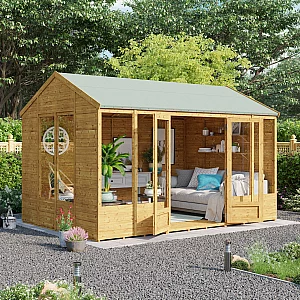 12x8 Petra Tongue and Groove Reverse Apex Summerhouse PT BillyOh