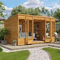 12x8 Bella TandG Pent Summerhouse BillyOh