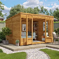 10x8 Bella TandG Pent Summerhouse BillyOh