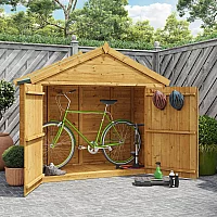 3x6 TandG Apex Bike Shed Mini Master BillyOh