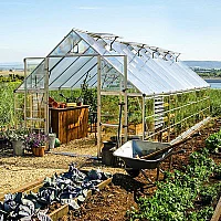 10 ft x 24 ft Palram Canopia Balance Silver Large Greenhouse 3.04m x 7.24m