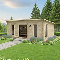 Forest Arley 6m x 3m Log Cabin 45mm