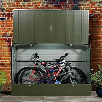 6x3 Trimetals Green Protect.a.Cycle Secure Garden Storage