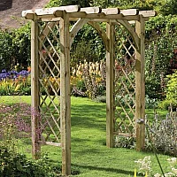 Forest Ultima Wooden Garden Pergola Arch 6 ft x4 ft