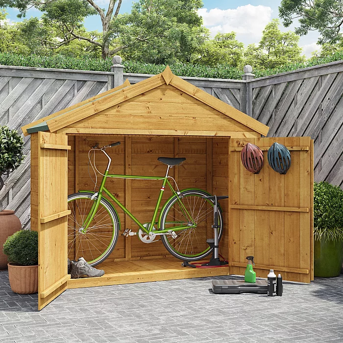 3x6 TandG Apex Bike Shed Mini Master BillyOh