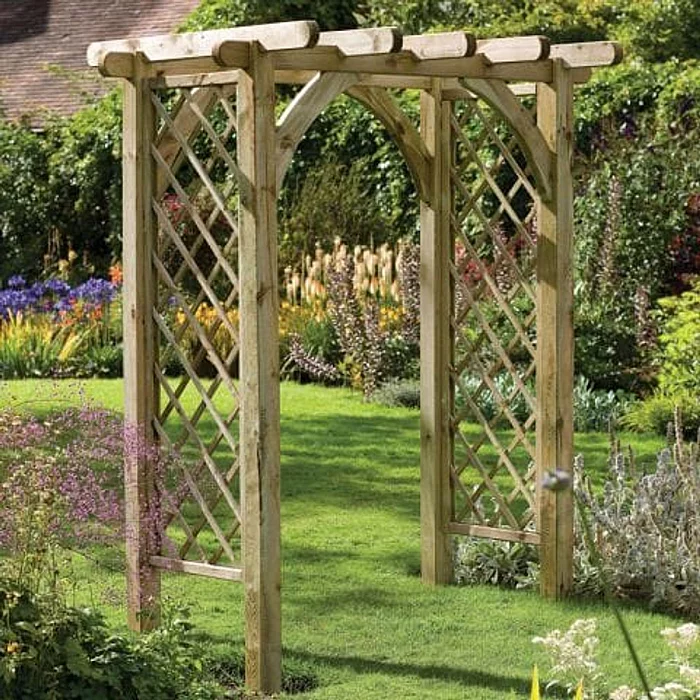 Forest Ultima Wooden Garden Pergola Arch 6 ft x4 ft